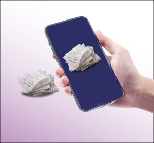 Handy Quittungen scannen